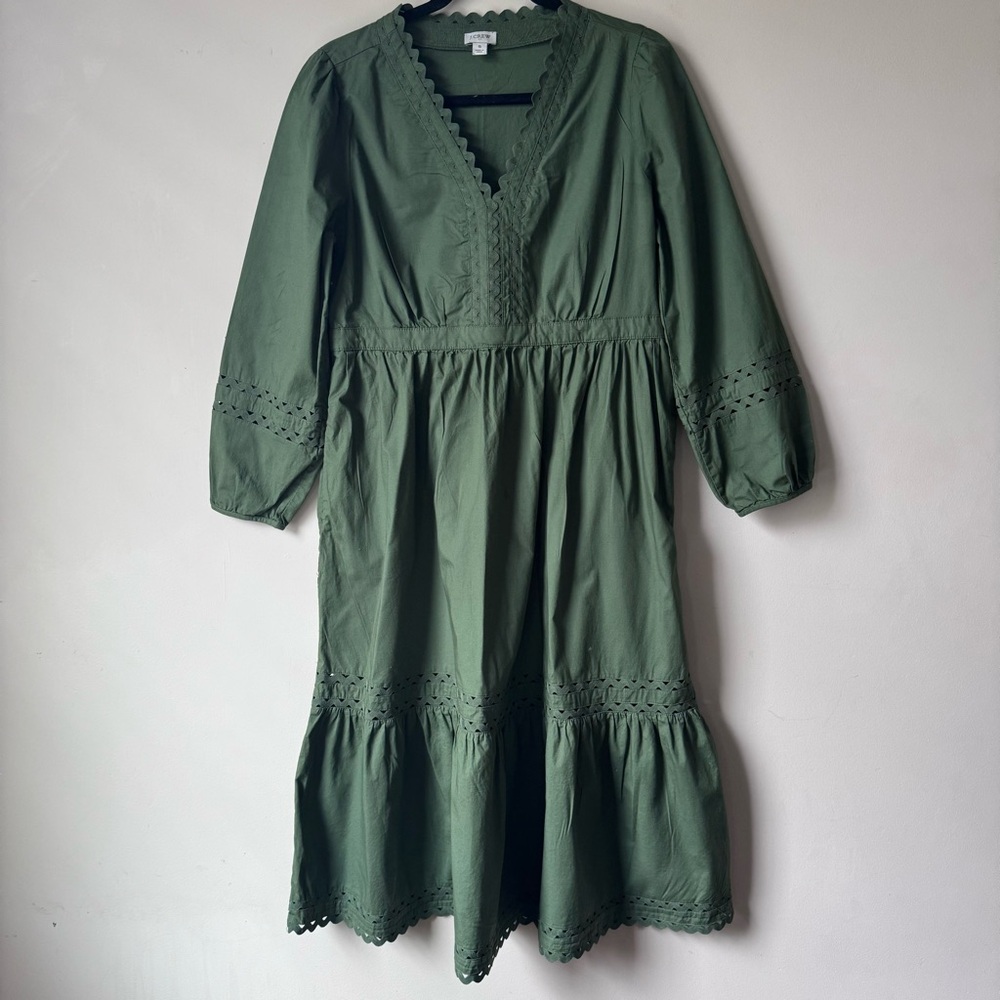 J. Crew Green Midi/Maxi Dress